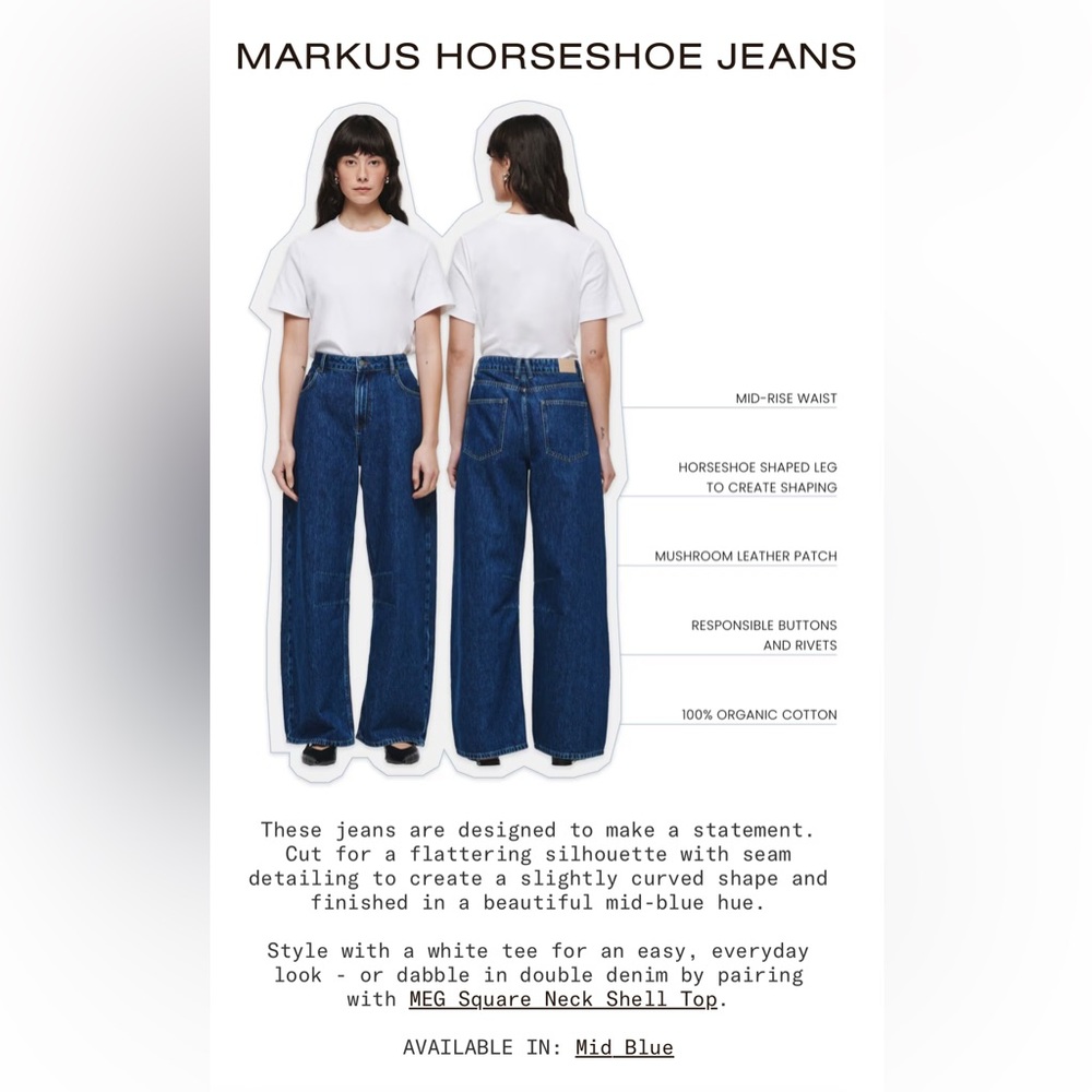 Aligne - Markus Horseshoe Barrel Jeans